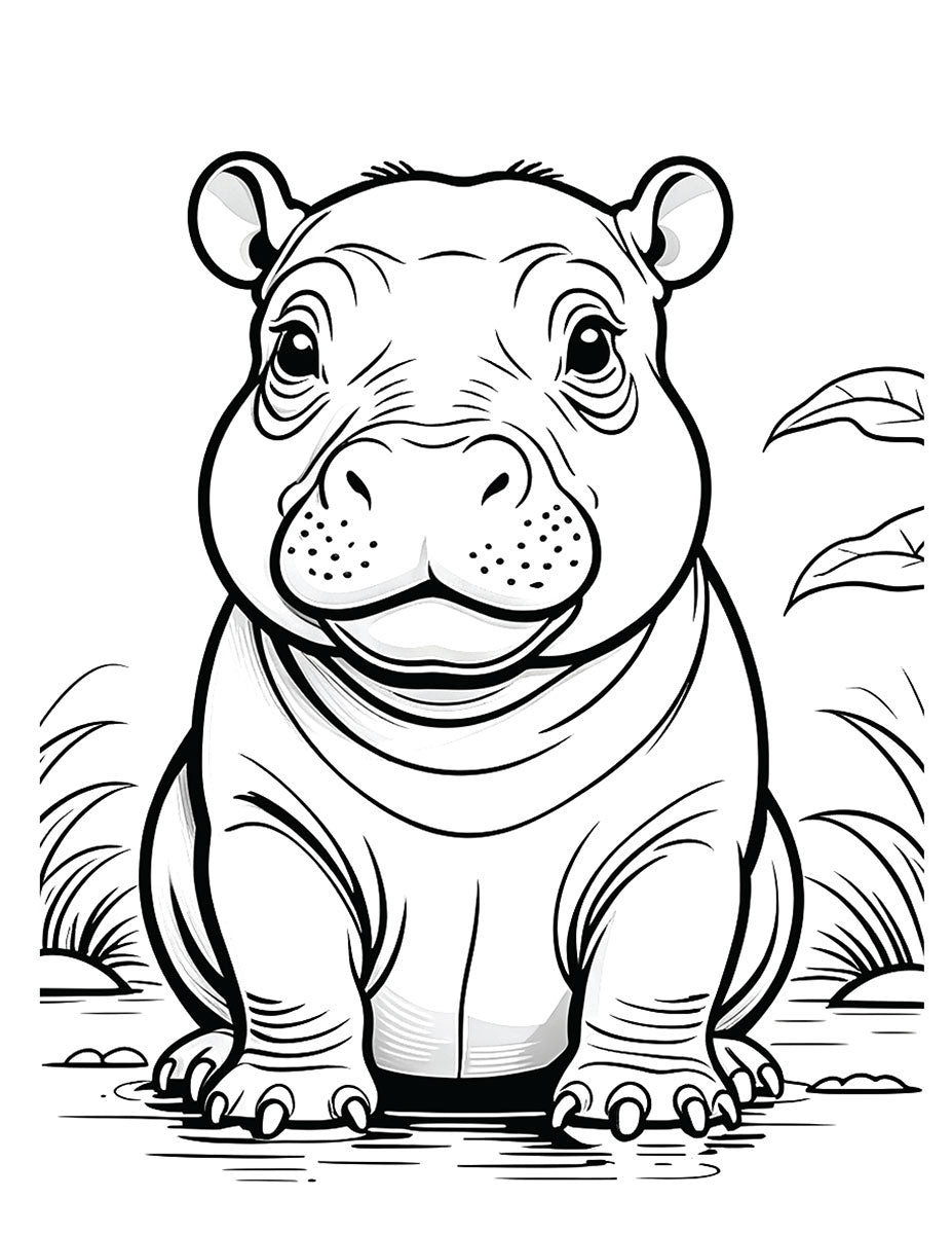 Baby Animal Kingdom Vol. 1  Coloring Book