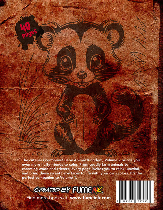 Baby Animal Kingdom Vol. 2 Coloring Book