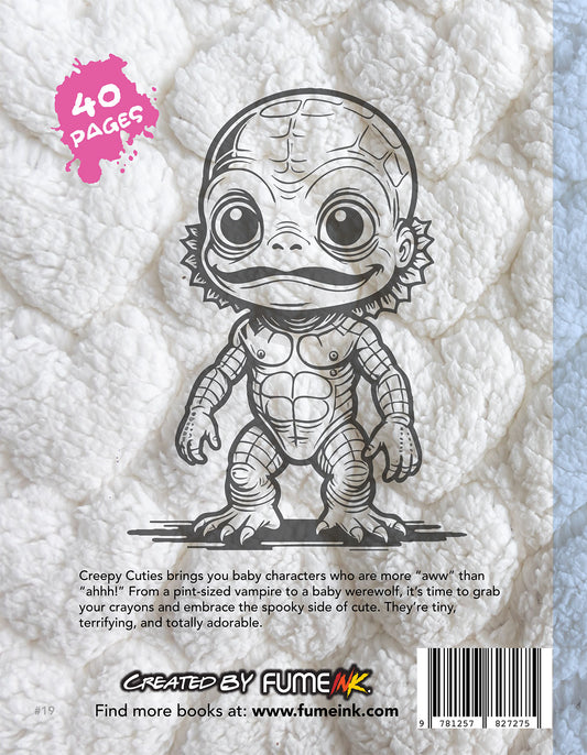 Creepy Cuties Coloring Book