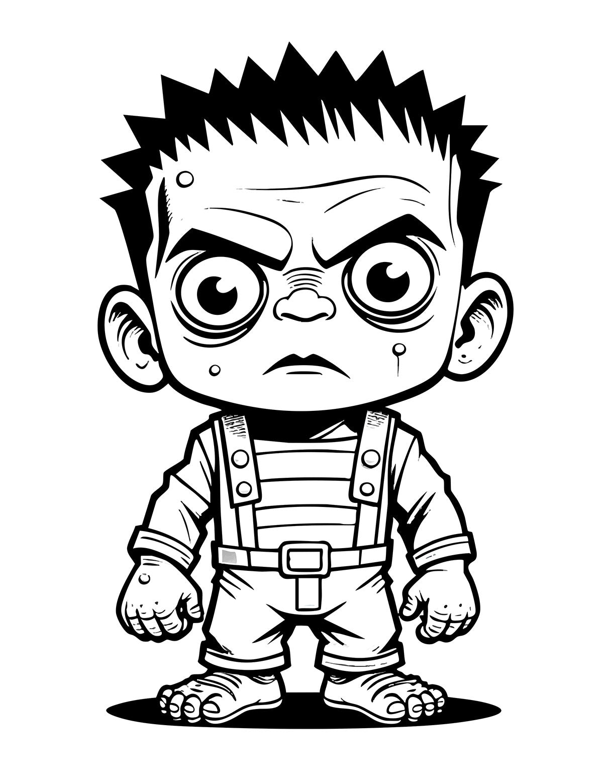 Creepy Cuties Coloring Book