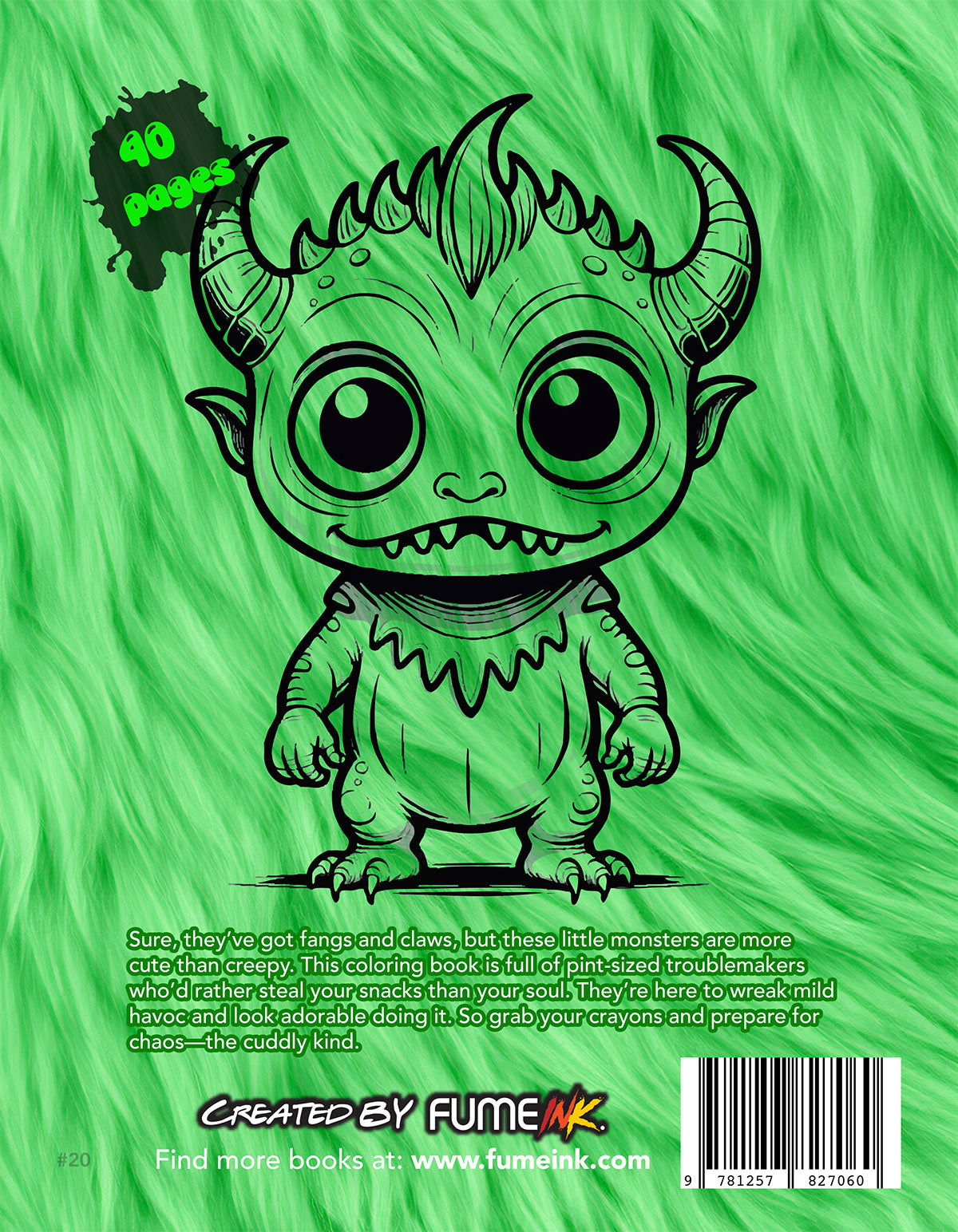 Cute Lil’ Monsters Coloring Book
