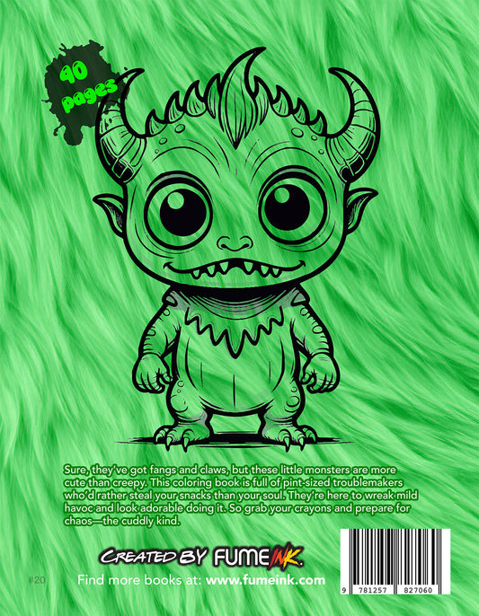 Cute Lil’ Monsters Coloring Book