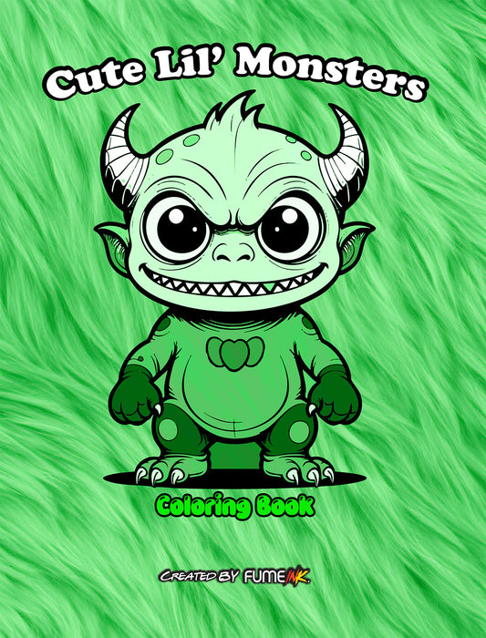 Cute Lil’ Monsters Coloring Book