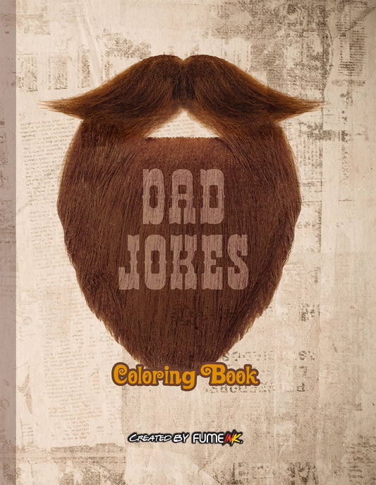 Dad Jokes Coloring Book