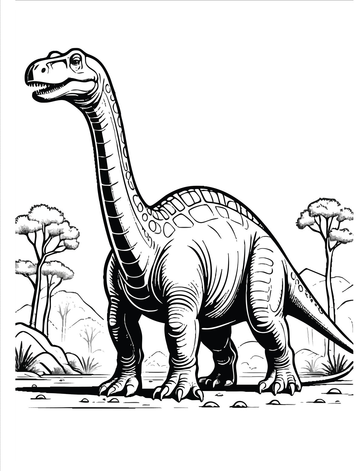 Dinosaurs Coloring Book