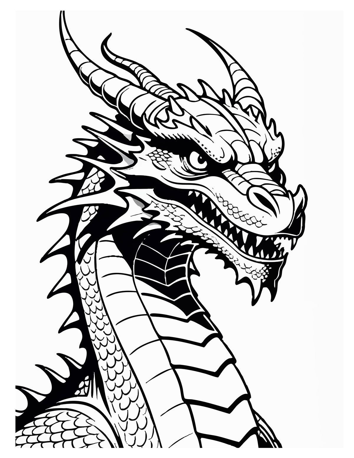 Dragons Coloring Book