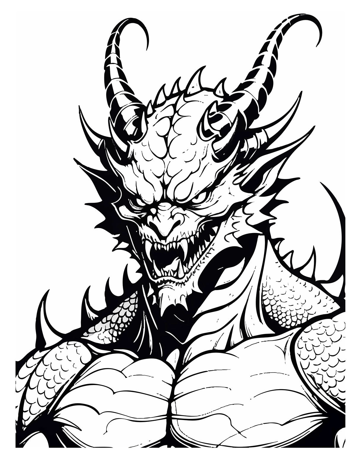 Dragons Coloring Book