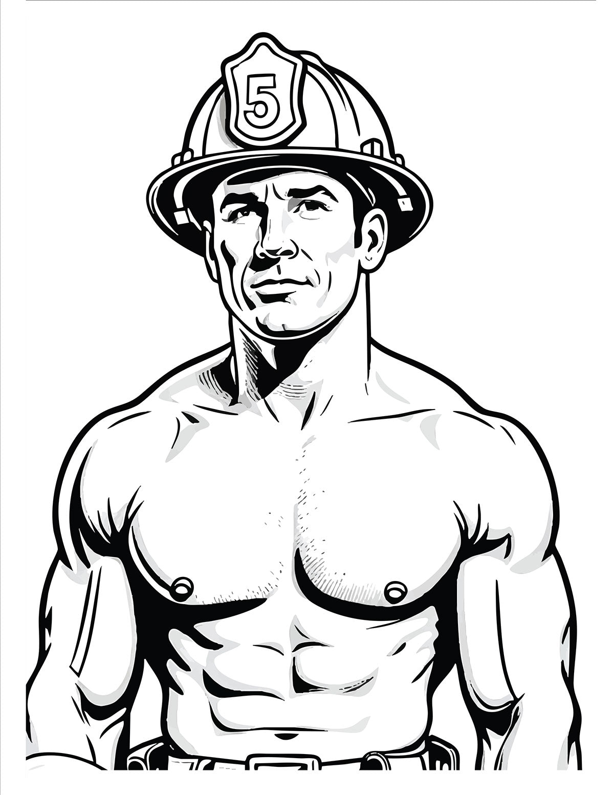 Firemen Coloring Book