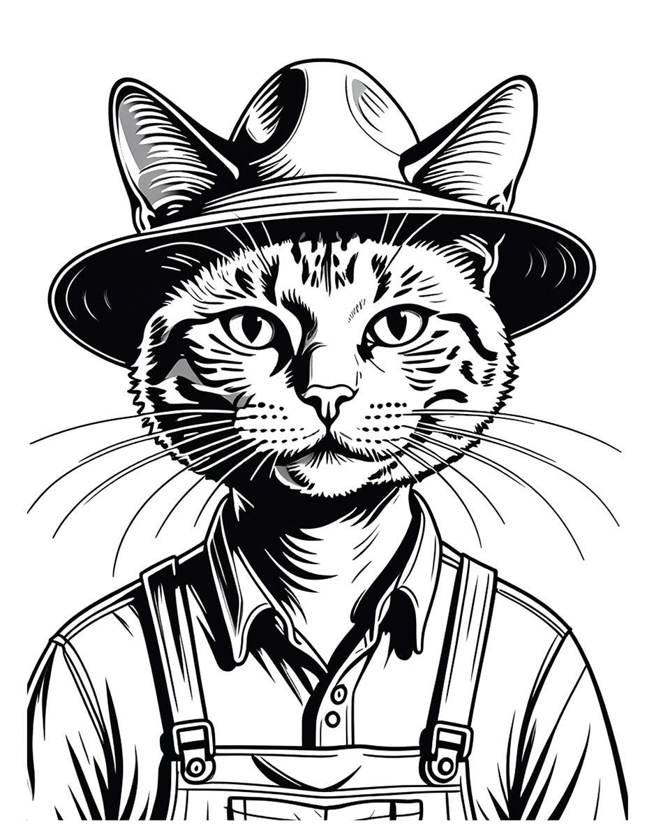 Fluffy Overlords Coloring Book