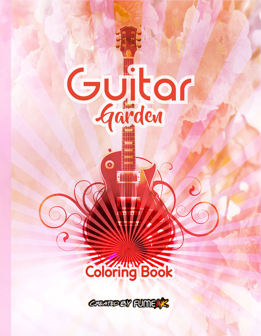 Guitar Garden Coloring Book