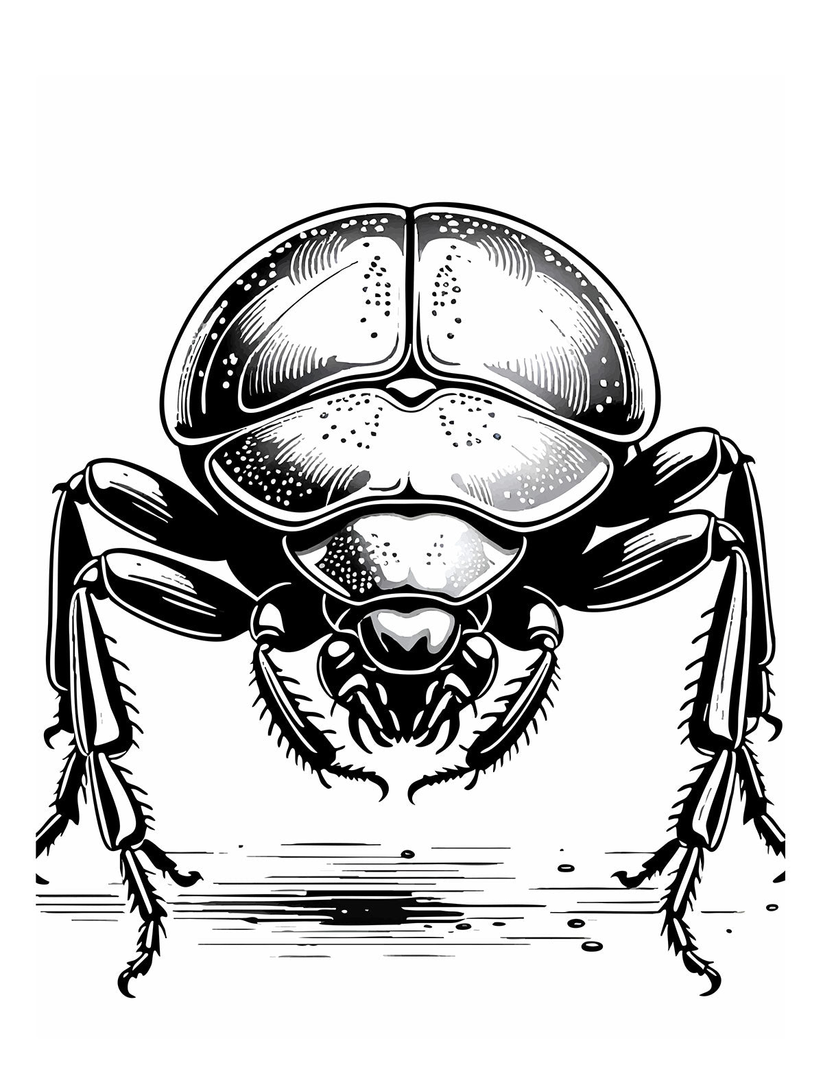 Insects Up-Close & Personal Coloring Book