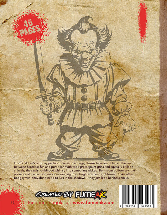 Killer Clowns Coloring Book