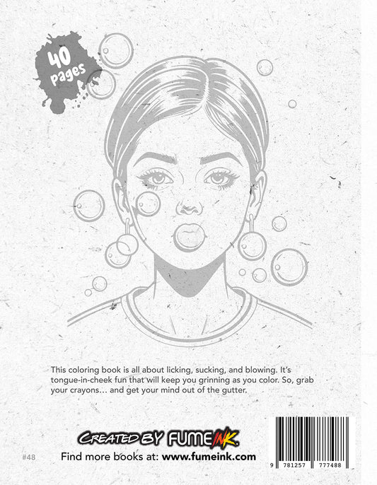 Lick, Suck, or Blow Coloring Book