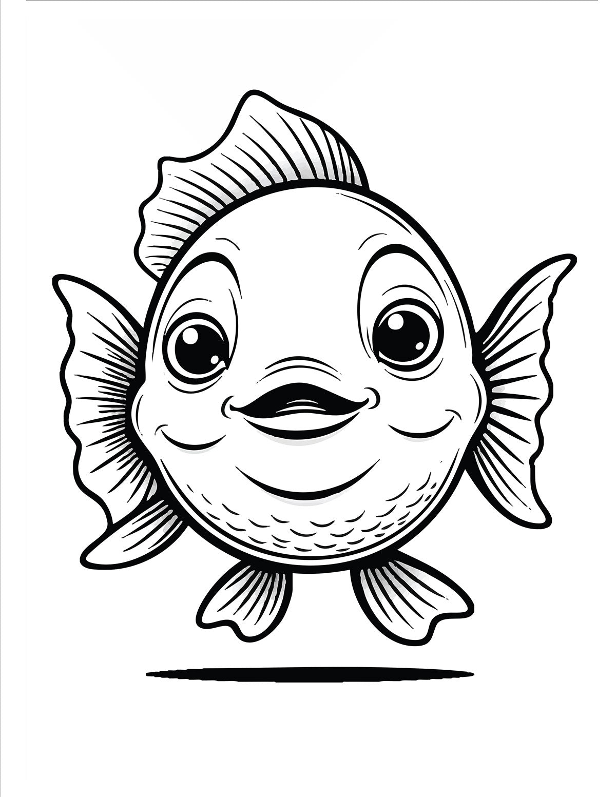 Lil’ Fish Coloring Book