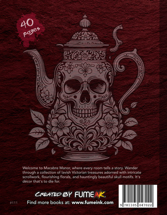 Macabre Manor Coloring Book