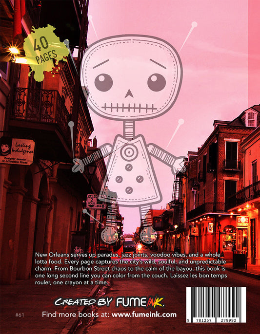 New Orleans Coloring Book