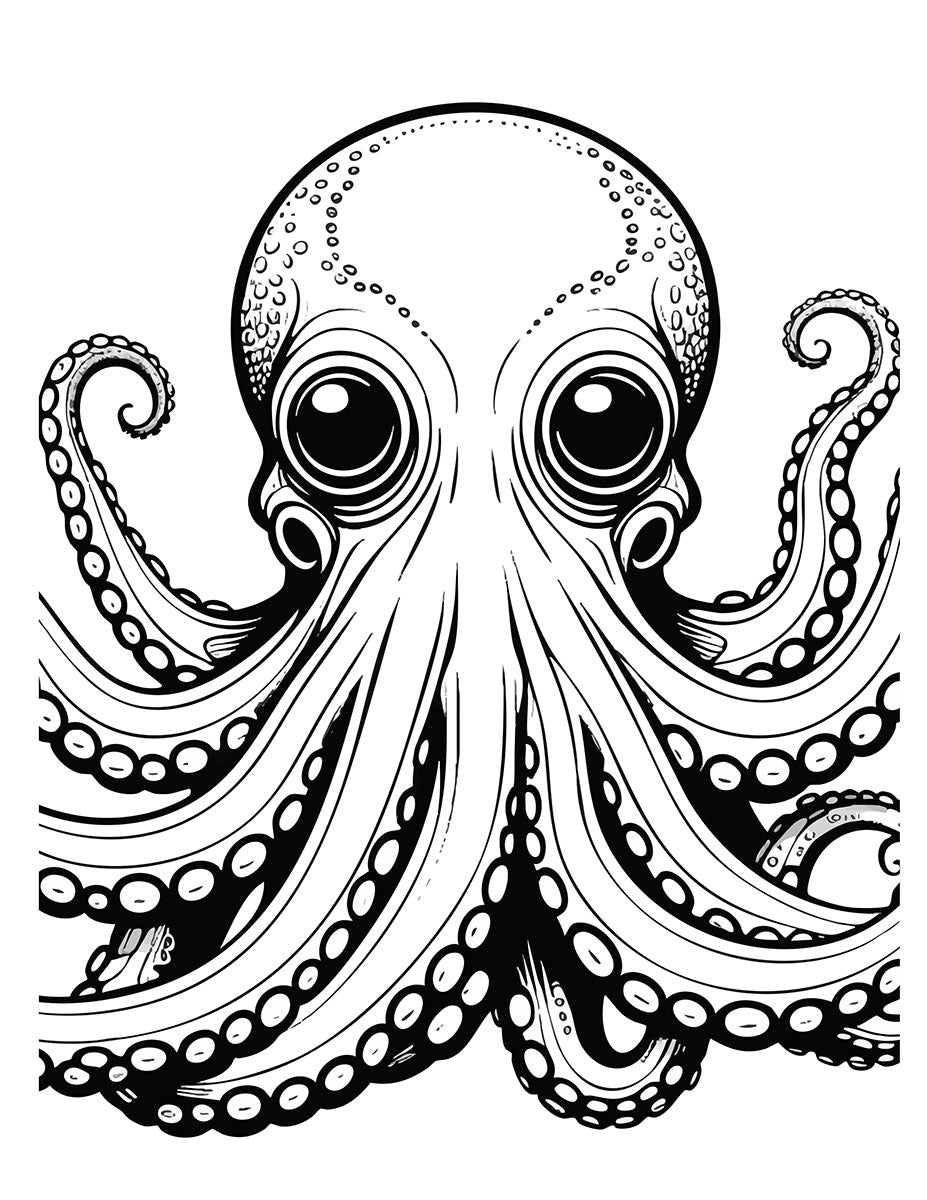 Mutant Octopuses Coloring Book