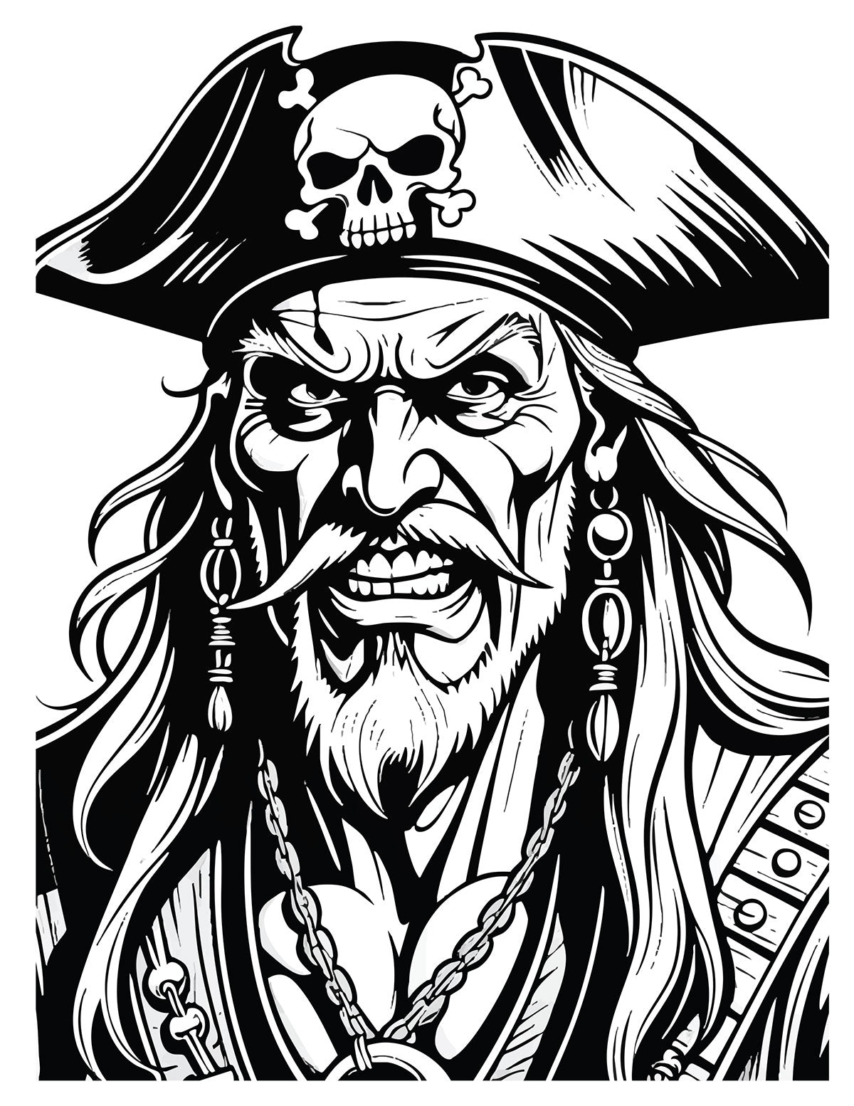Pirates Coloring Book