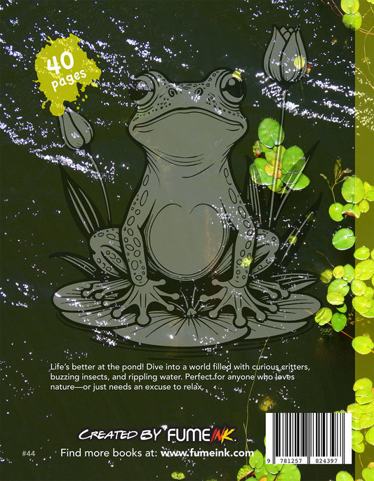 Pond Life Coloring Book