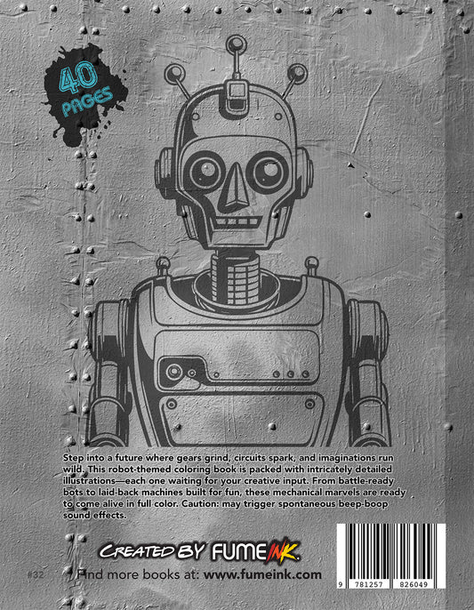 Robots Coloring Book