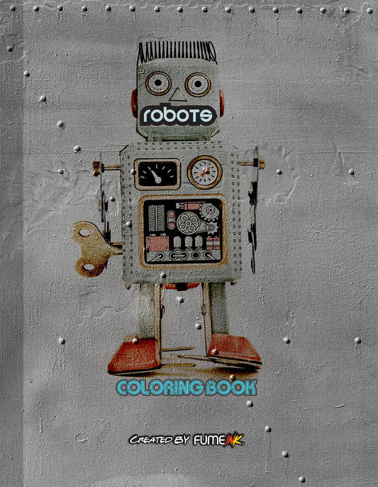 Robots Coloring Book