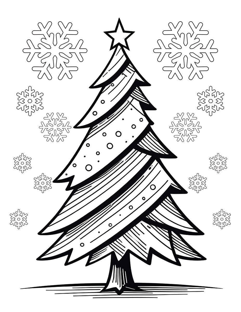 O Christmas Tree Coloring Book