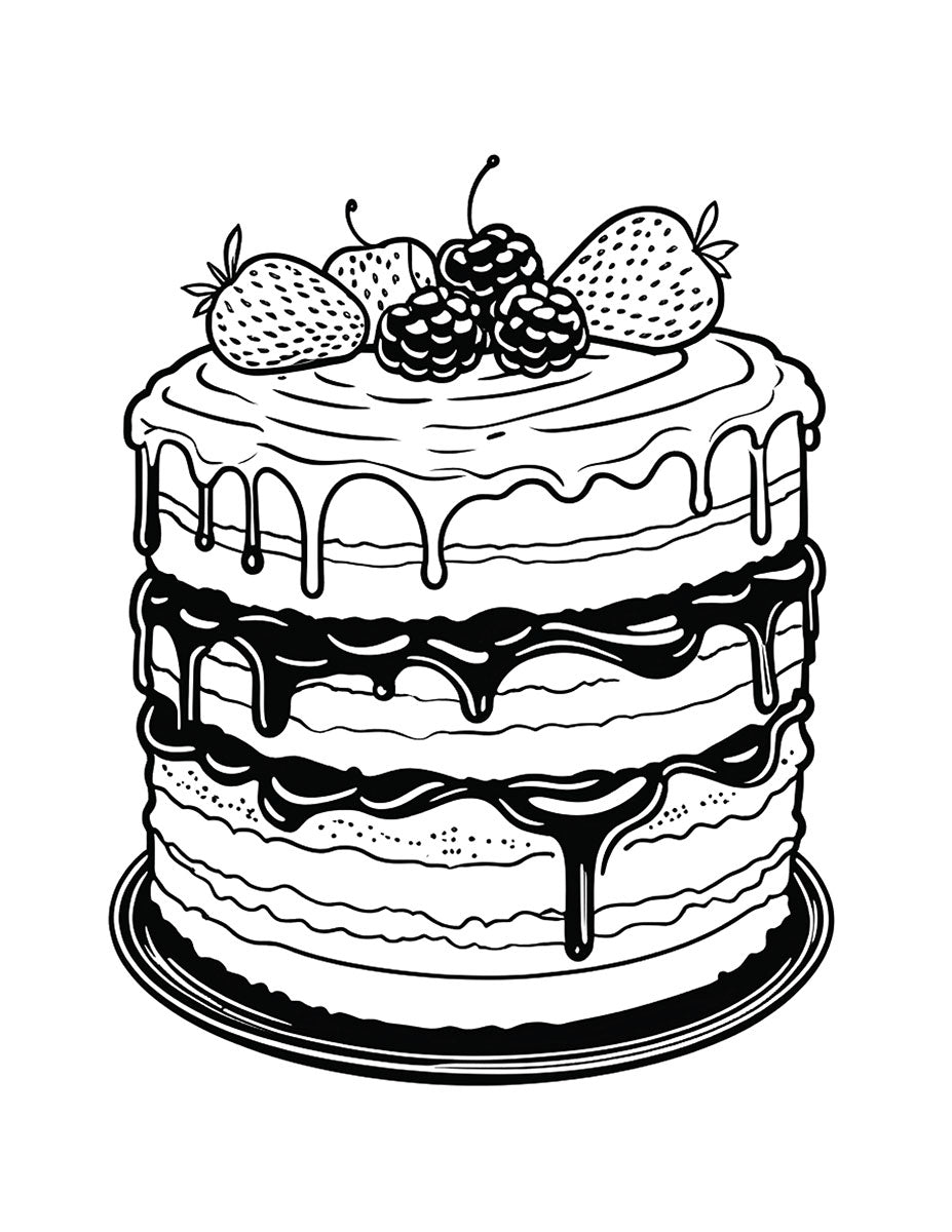 Just Desserts Coloring Book