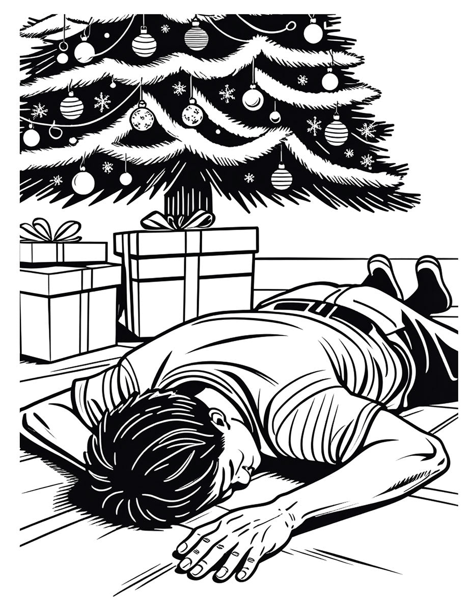 Adult X-Mas Coloring Book