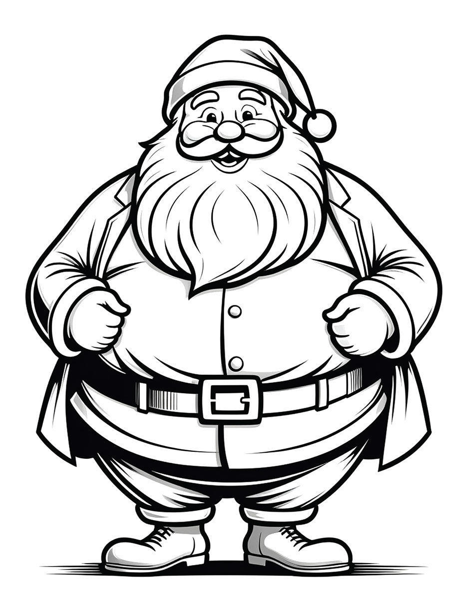 Santa, Jolly AF Coloring Book