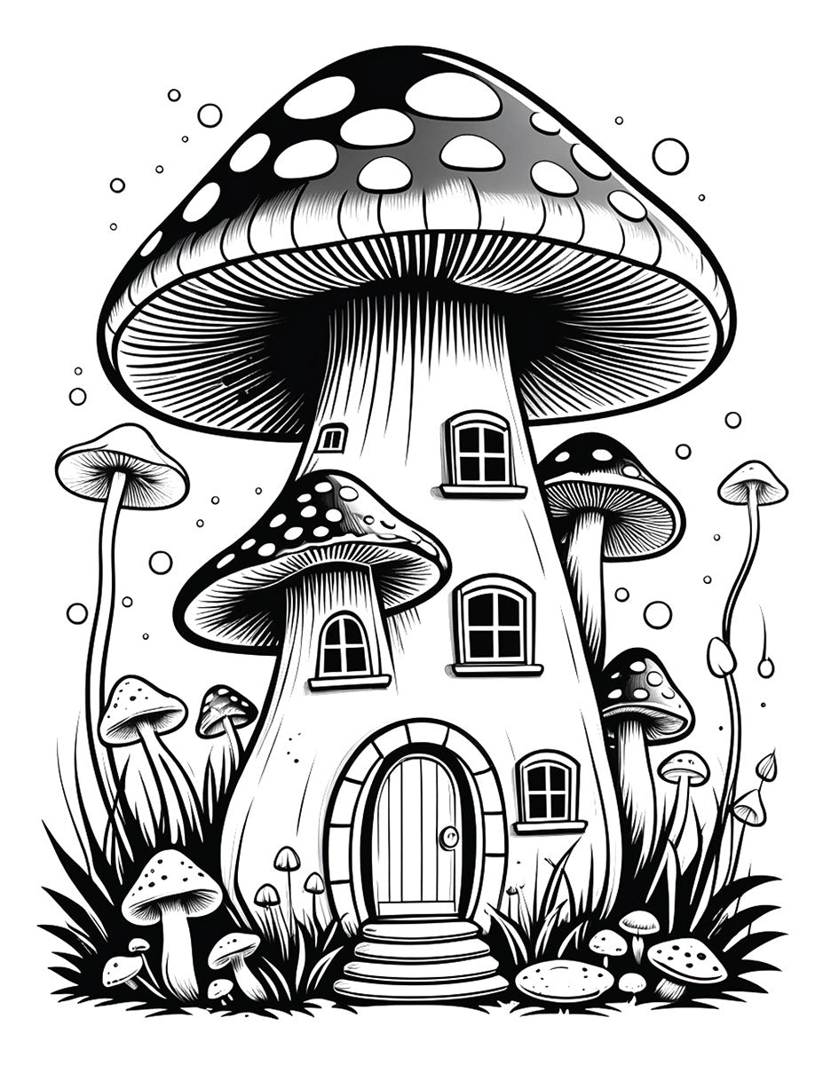A Shroom with a View Coloring Book