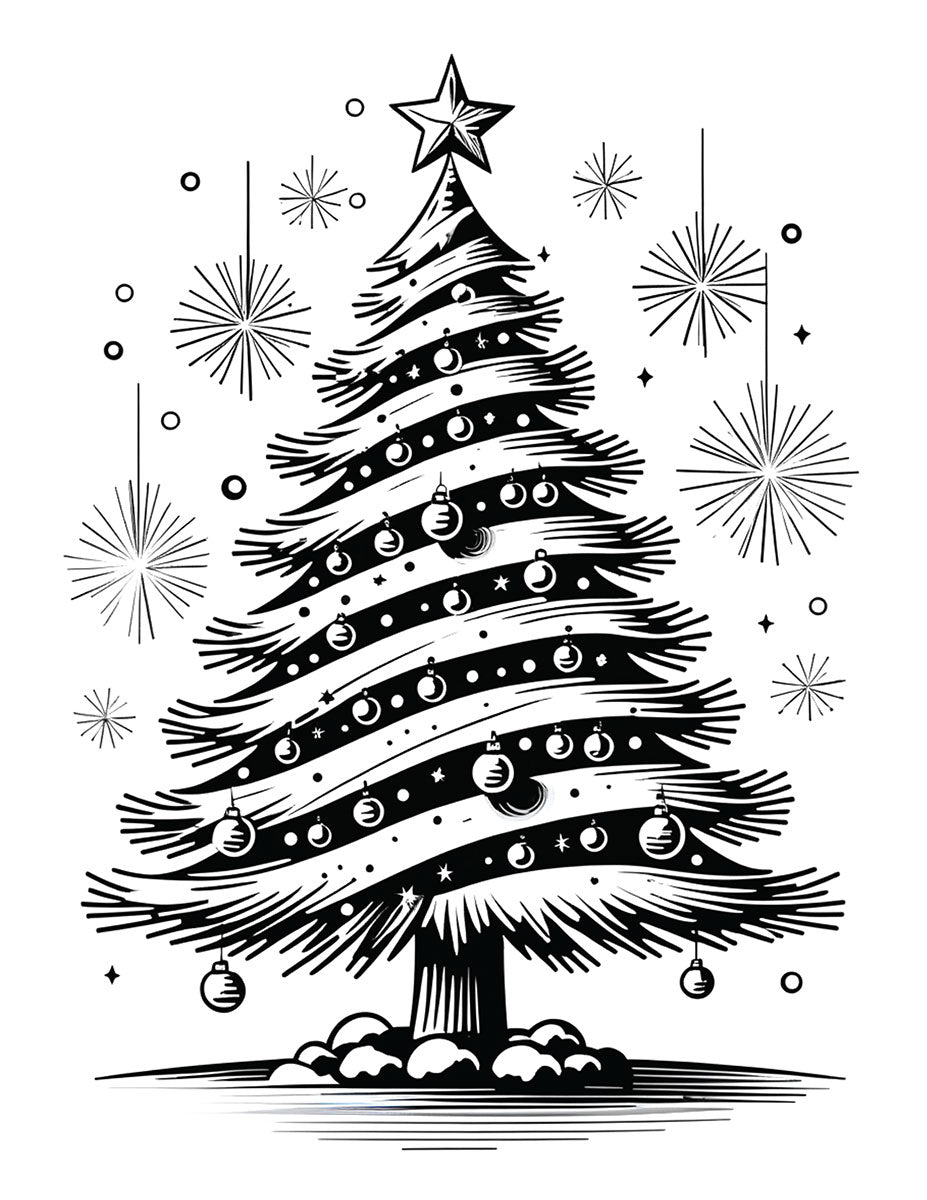 O Christmas Tree Coloring Book