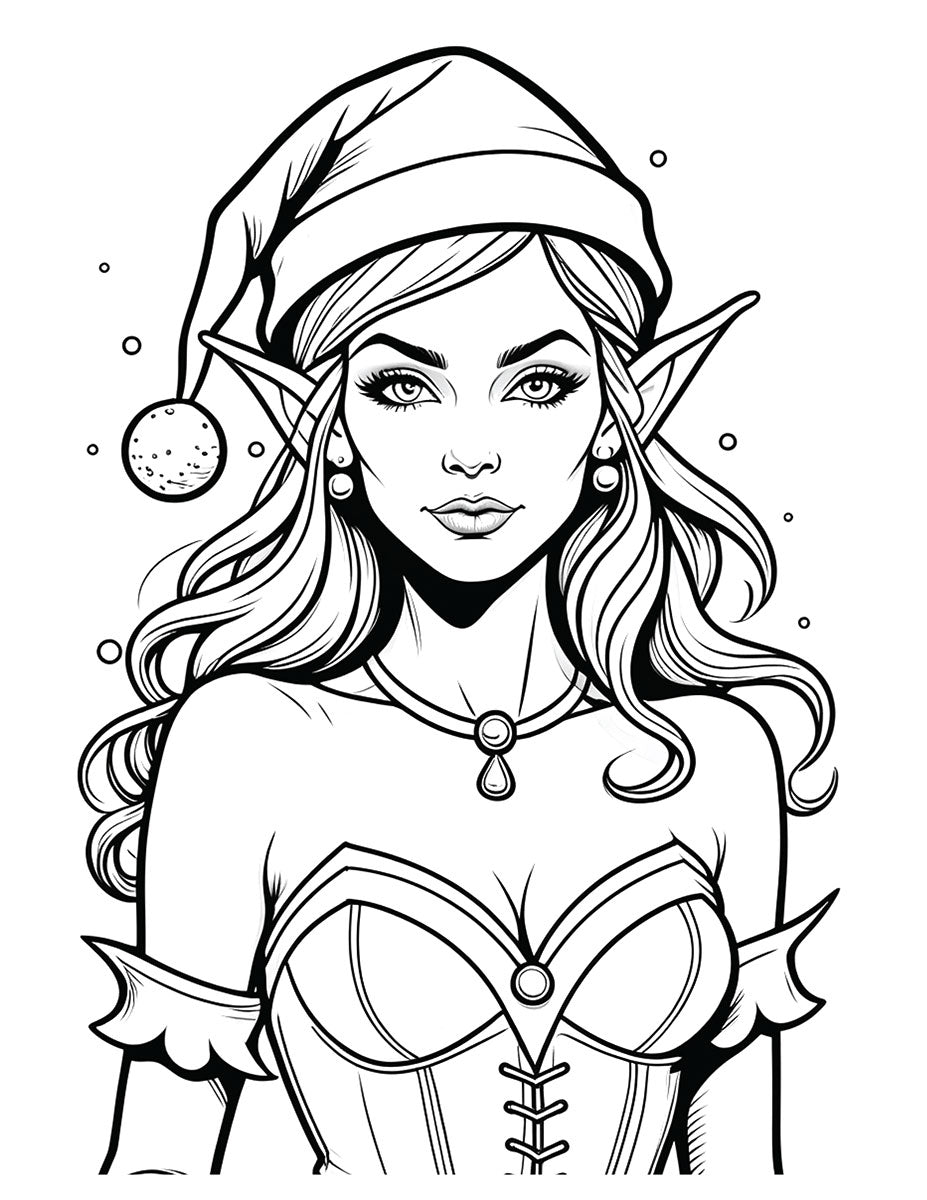 Adult X-Mas Coloring Book