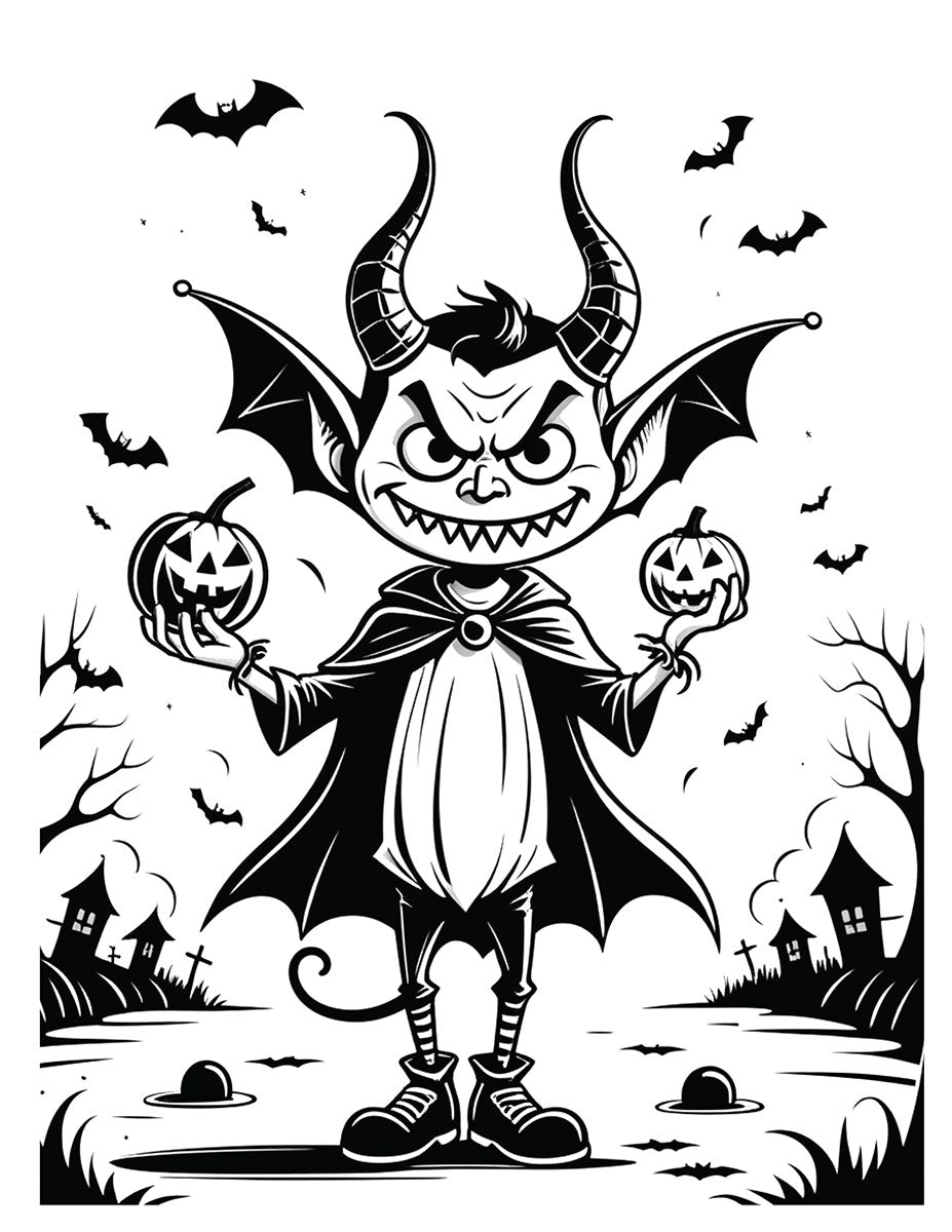 Trick or Treat Coloring Book