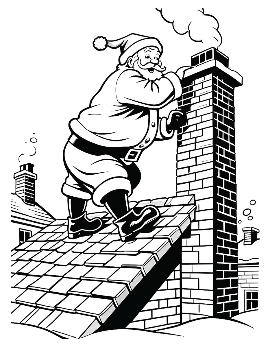 Santa, Jolly AF Coloring Book