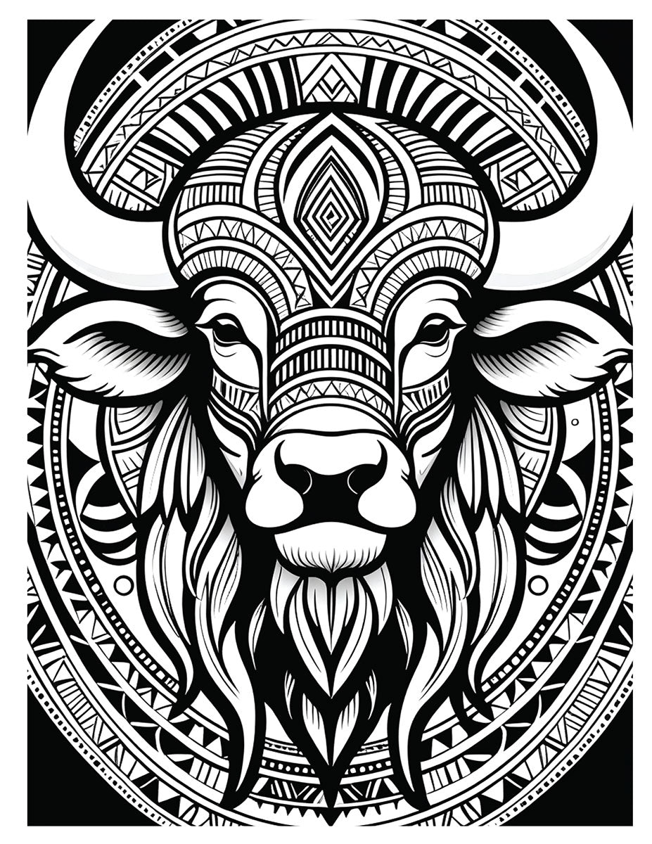 Tribal Coloring Book