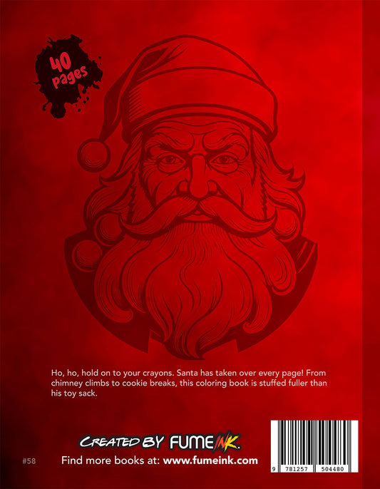 Santa, Jolly AF Coloring Book