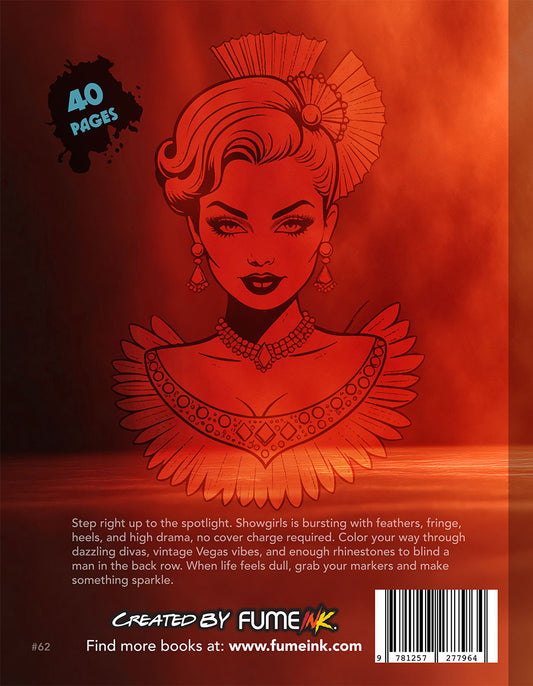 Showgirls Coloring Book
