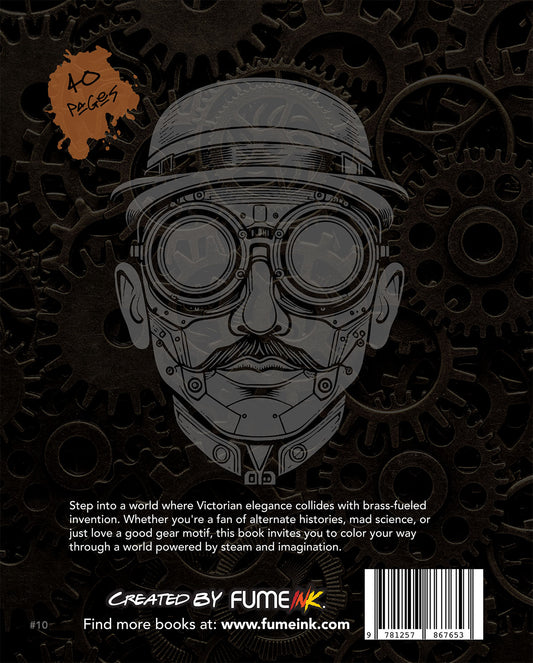 Steam Punk Coloring Book