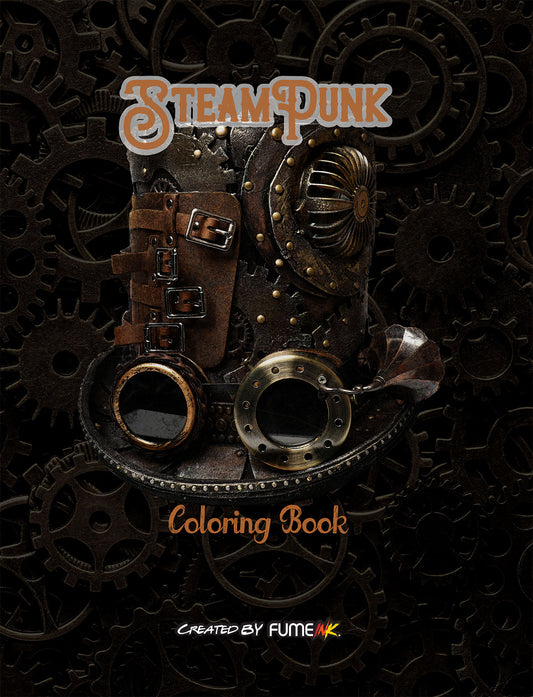 Steam Punk Coloring Book