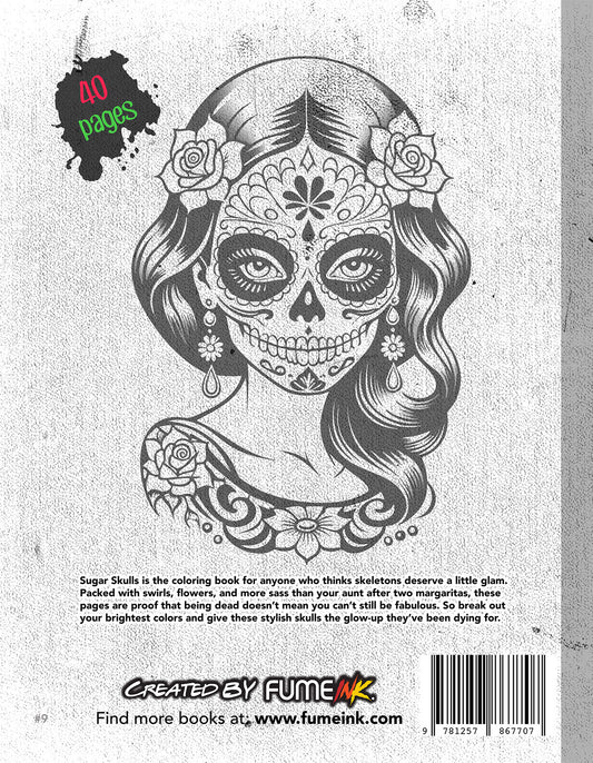 Sugar Skulls Coloring Book