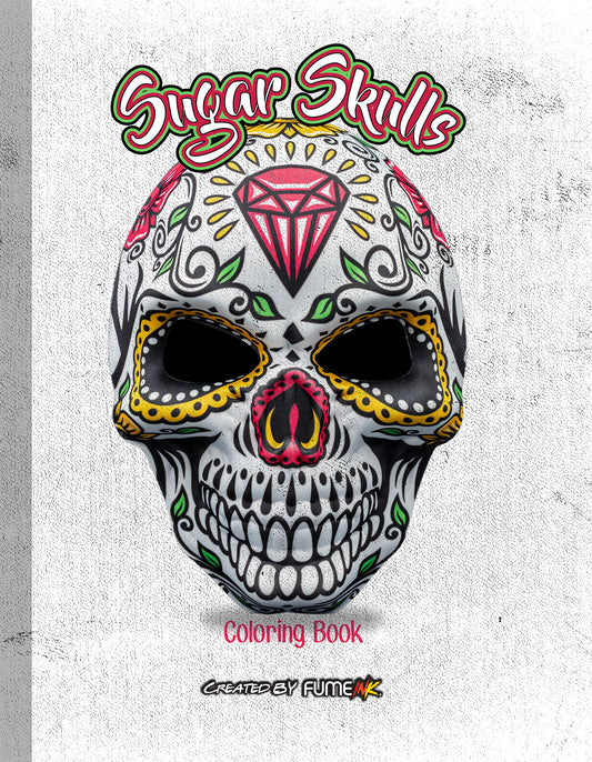 Sugar Skulls Coloring Book