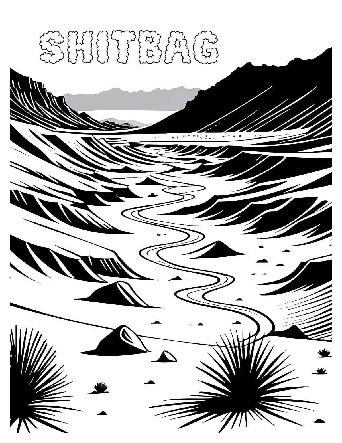 Take a Fucking Hike Coloring Book