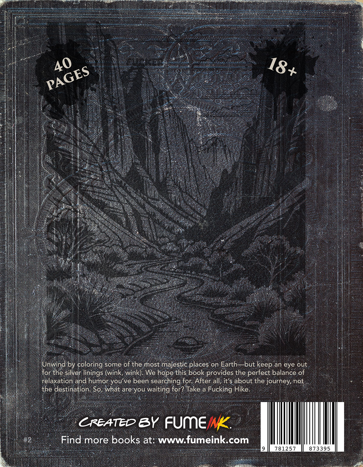 Take a Fucking Hike Coloring Book