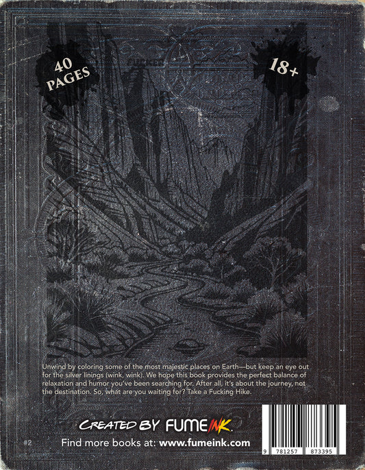Take a Fucking Hike Coloring Book