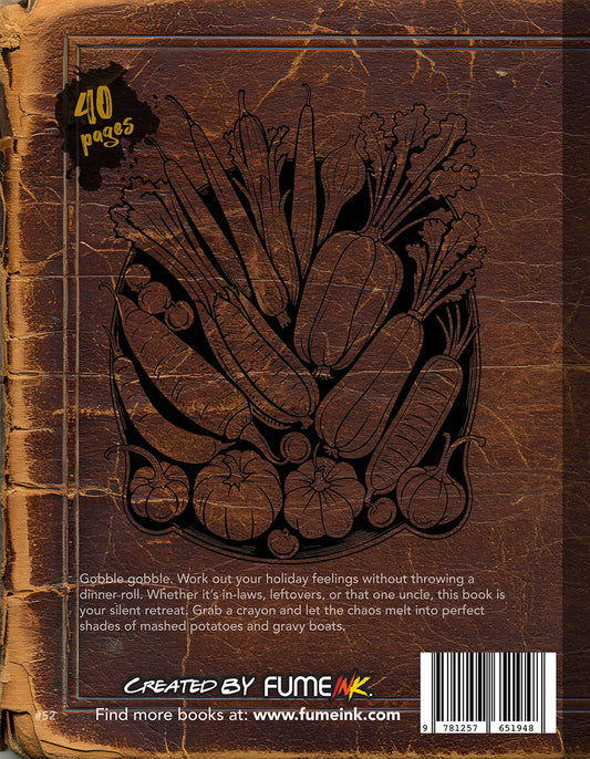 Thanksgiving Therapy Coloring Book