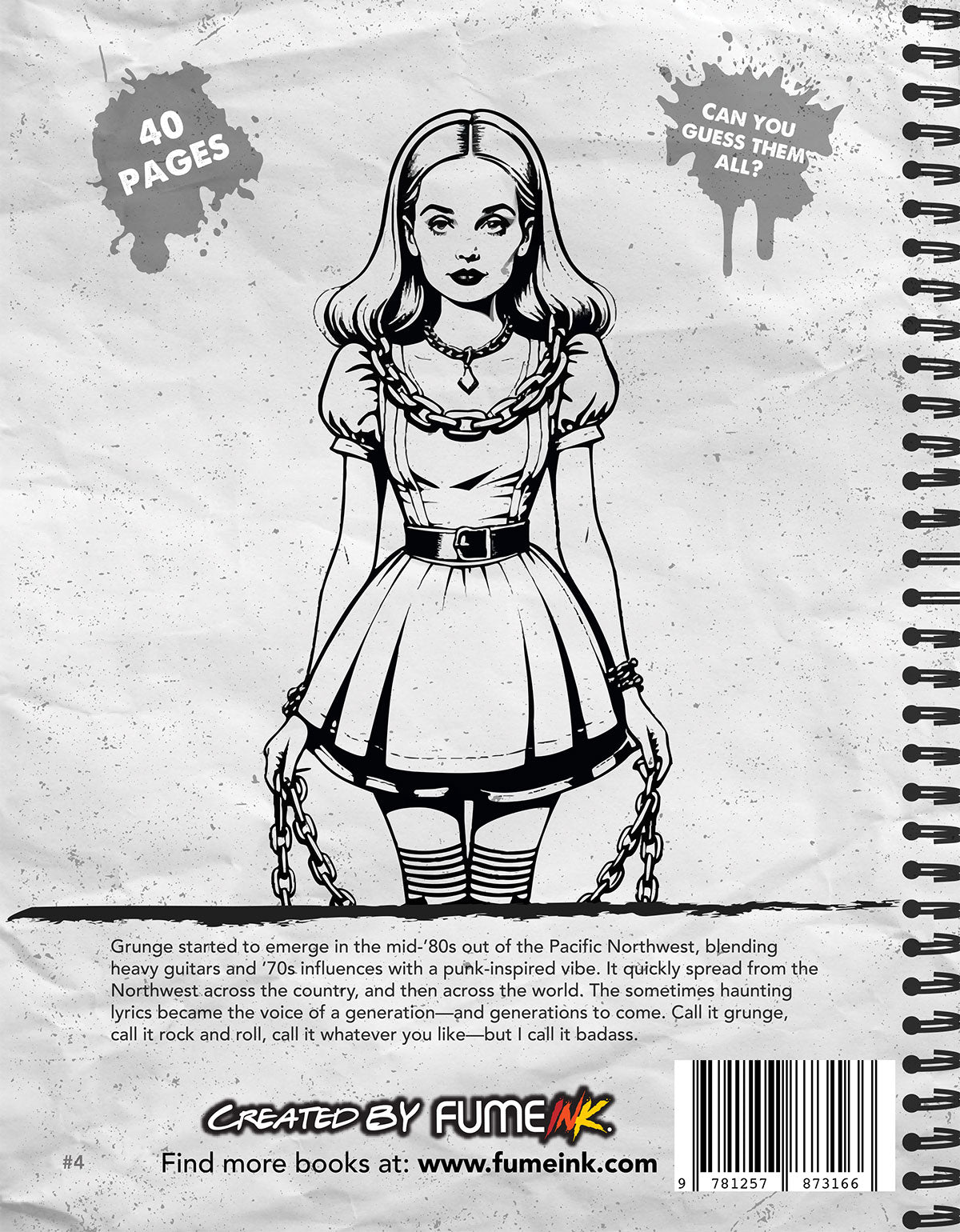 The Grunge Years Coloring Book