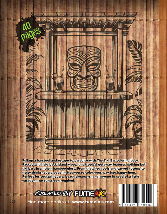 The Tiki Bar Coloring Book