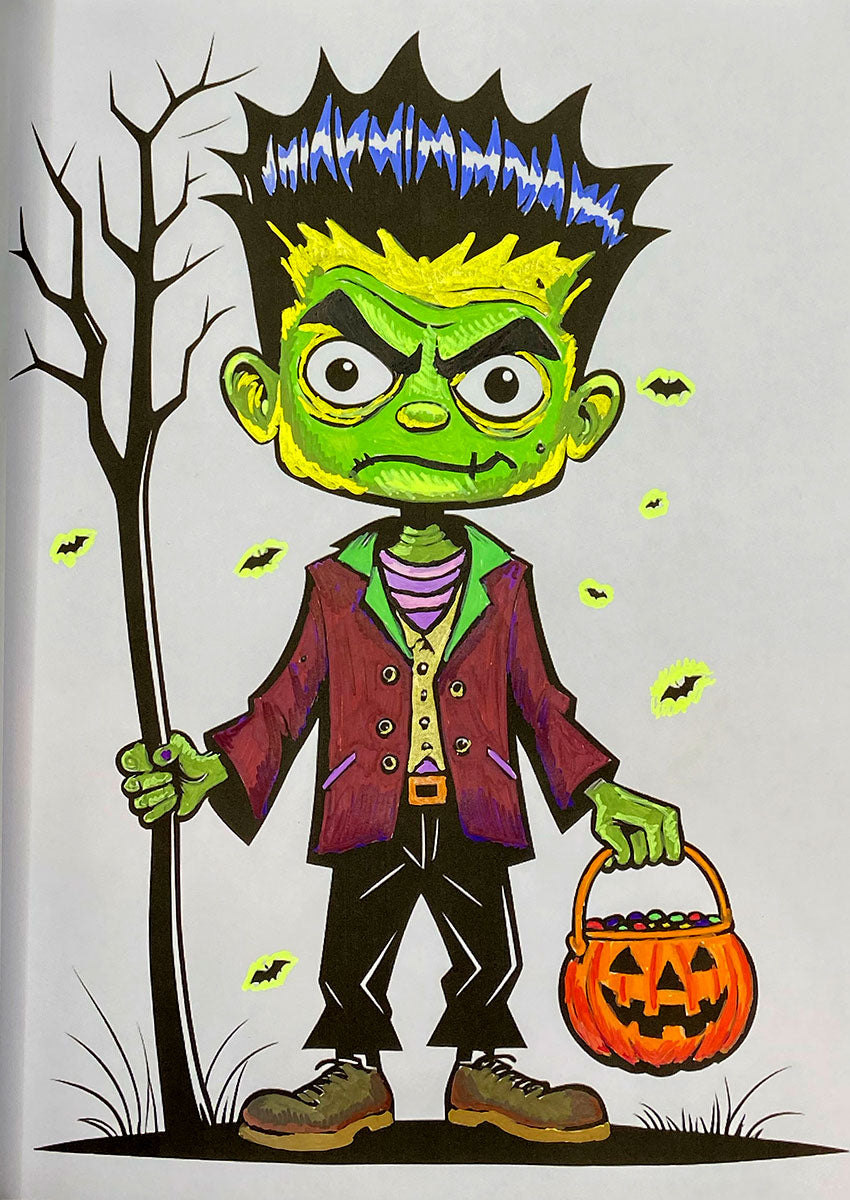 Trick or Treat Coloring Book