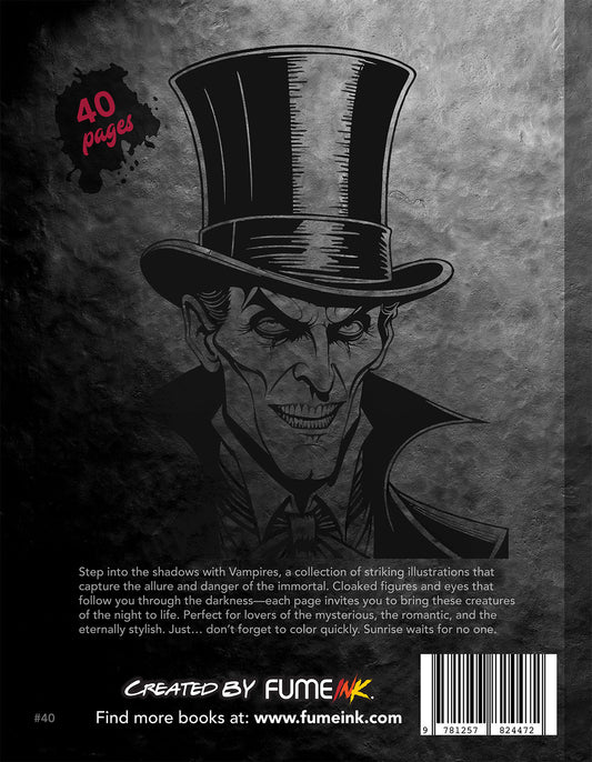 Vampires Coloring Book