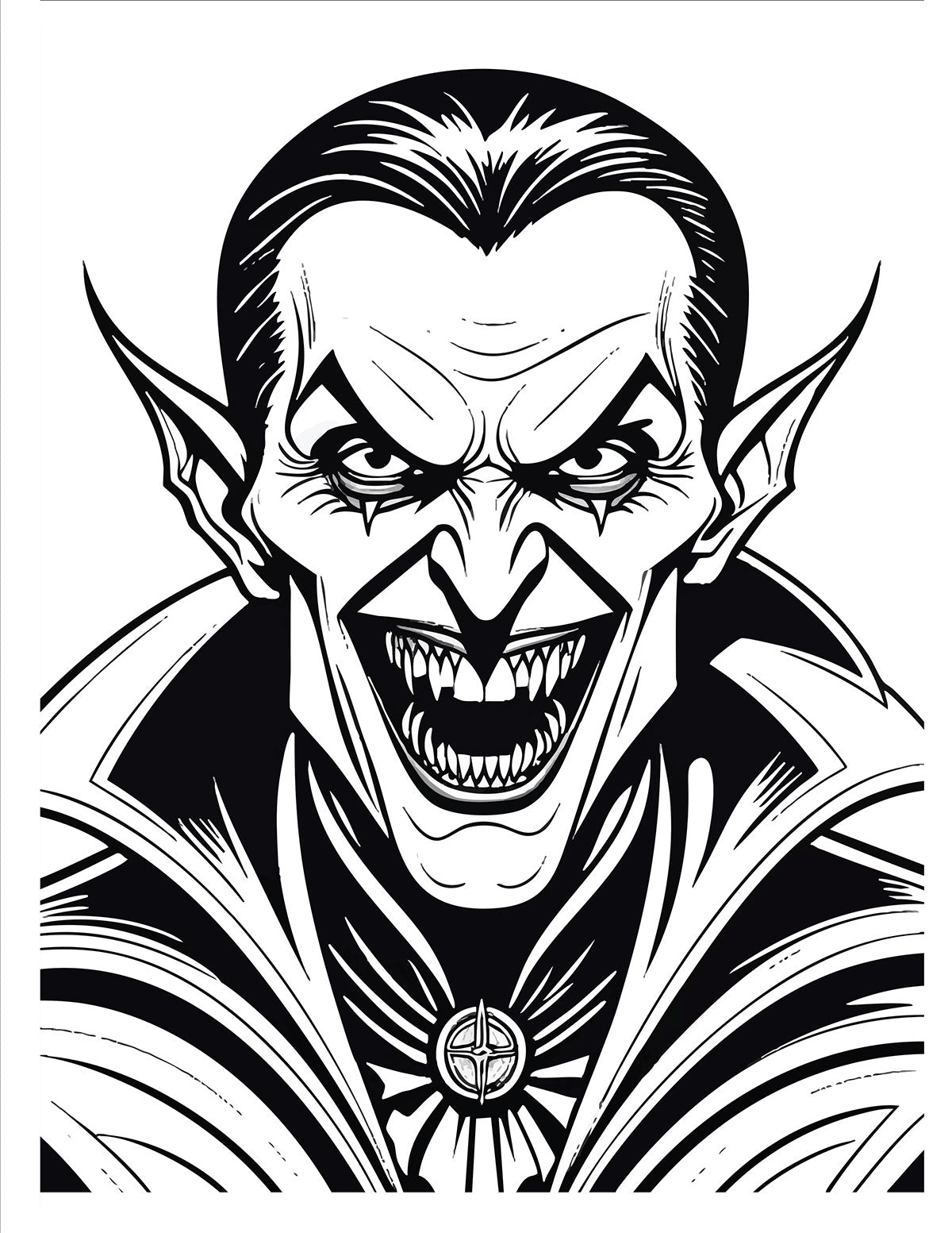 Vampires Coloring Book